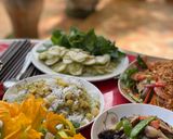 Hình bước làm 6 của món Xôi Cốm Sen Dừa