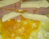 Foto del paso 2 de la receta: Omelette de jamón y queso