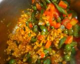 A picture of step 3 of Vegetable Fada Khichadi.