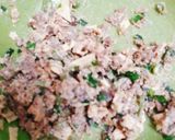 Hình bước làm 1 của món Bò cuộn lá lốt(món chay)