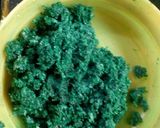 A picture of step 5 of Tricolor Nariyal Ladoo with Gulkand Stuffing.