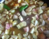 A picture of step 2 of Fried radish in bengali style.