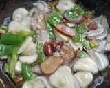 Foto langkah ke 3 dari resep Sayur Bayam Baso.