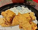 A picture of step 8 of Peri Peri Mayo Vegetable Wrap.