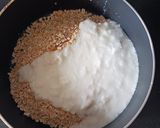 A picture of step 1 of Savoury Oats.