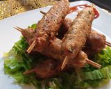 A picture of step 9 of Bread Seekh Kebab.