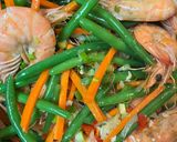 Foto langkah ke 6 dari resep Green Beans & Prawns 🦐 Stir Fry/Oseng Udang Buncis.