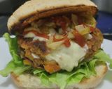 Foto del paso 22 de la receta: Hamburguesa de frijol, soja texturizada y vegetales🫘🧅🍔