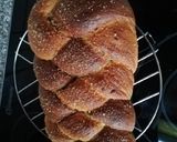 Húsvéti fonott kalács (tej és tojásmentes) recept fázis 6 fotója
