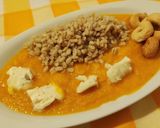 Foto del passaggio 6 della ricetta Crema di carote e daikon con orzo perlato