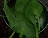 A picture of step 1 of Palak pakoda chaat.