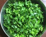 A picture of step 2 of Egg Palak Curry.