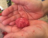 A picture of step 3 of Albondiga soup .