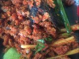 Ikan tuna suwir manado pampis