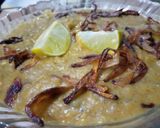 A picture of step 6 of Hyderabadi Haleem.