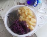 Sült sertésmáj lila káposztával recept fázis 2 fotója