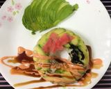 A picture of step 4 of Sushi Donut.