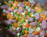 Foto del paso 4 de la receta Guiso de Salchichas, Papas y Verduritas