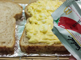 Simple egg salad sandwich