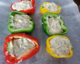 Foto del paso 4 de la receta: Pimientos rellenos con bechamel de champiñones y setas