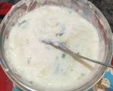 A picture of step 3 of Cucumber Raita.