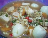 Foto langkah ke 3 dari resep Tumis cambah tahu (puyuh) kuah manis asin.