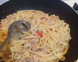 Foto langkah ke 5 dari resep Japan Style Miso Creamy Pasta.