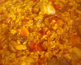 Foto del paso 4 de la receta: Arroz meloso de pollo y costillas