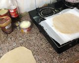 A picture of step 2 of Star Bread.