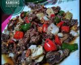 Tumis Daging Kambing Paprika langkah memasak 4 foto