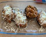 Foto del paso 5 de la receta: Berenjenas rellenas de carne y verduras
