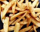 A picture of step 3 of My Mexican Spiced Homemade Chips. 😍.