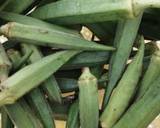 Dry okra curry(bhindi) recipe step 1 photo