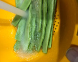 Foto del paso 1 de la receta: Bacalao a la plancha con judía verde al vapor en Lékué