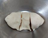 A picture of step 1 of Non fire Tricolor coconut burfi.