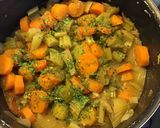 A picture of step 4 of Carrots and Celery with Cumin.