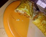 A picture of step 1 of Egg Shawama.