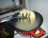 Cukkinis citromos kapribogyós spagetti recept fázis 5 fotója