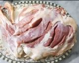 A picture of step 1 of Raan Steam Roast/ Mutton Leg Roast.