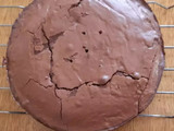 Torta brownie con arándanos y frutilla 🇺🇾