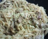 Foto del paso 7 de la receta Tallarines de Arroz con Champiñones y Secreto Ibérico en Salsa de Hongos