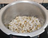 A picture of step 4 of GREEN MOONG DAL KHICHDI with VEGGIES...