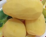A picture of step 1 of Potato 🥔+egg sauce.