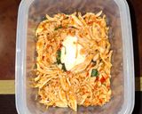 Foto langkah ke 7 dari resep Nasi Bakar Ayam Suwir Kemangi.