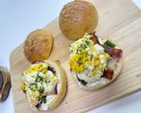 Hình bước làm 1 của món Bánh mì tròn bagels 🥯