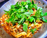 沙茶什錦木須鮮蝦炒板條（創意料理）的食譜步驟2照片