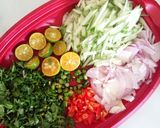 Gambar langkah 8 resipi Laksa Utara Cik Rose.
