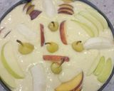 صورة لخطوة 1 من وصفة كيكة الفواكه المشكله 🍐🍌🍎
