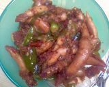 Foto langkah ke 5 dari resep Cumi asin cabe ijo.