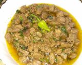 A picture of step 5 of Fried Beef (Tala hua gosht).